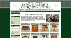 Desktop Screenshot of longmelfordantiquescentre.com